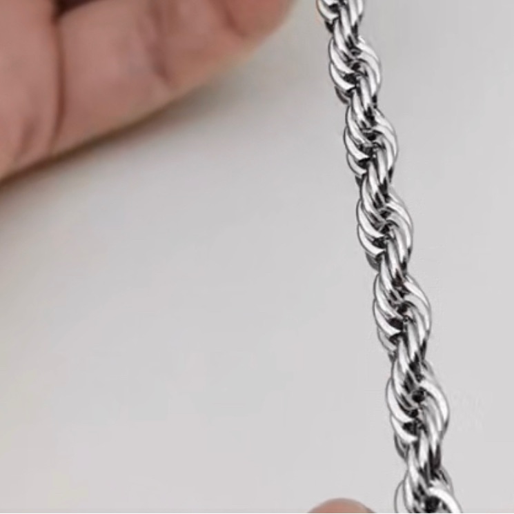 8” 925 Sterling Silver Luxury Brand Design Noble Necklace Chain Forwomenjewelry